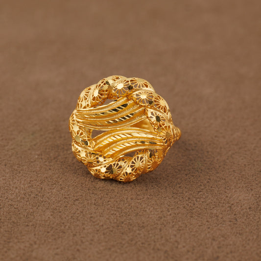 3D RP Rings (D271) - Silver 925 & Gold Plated