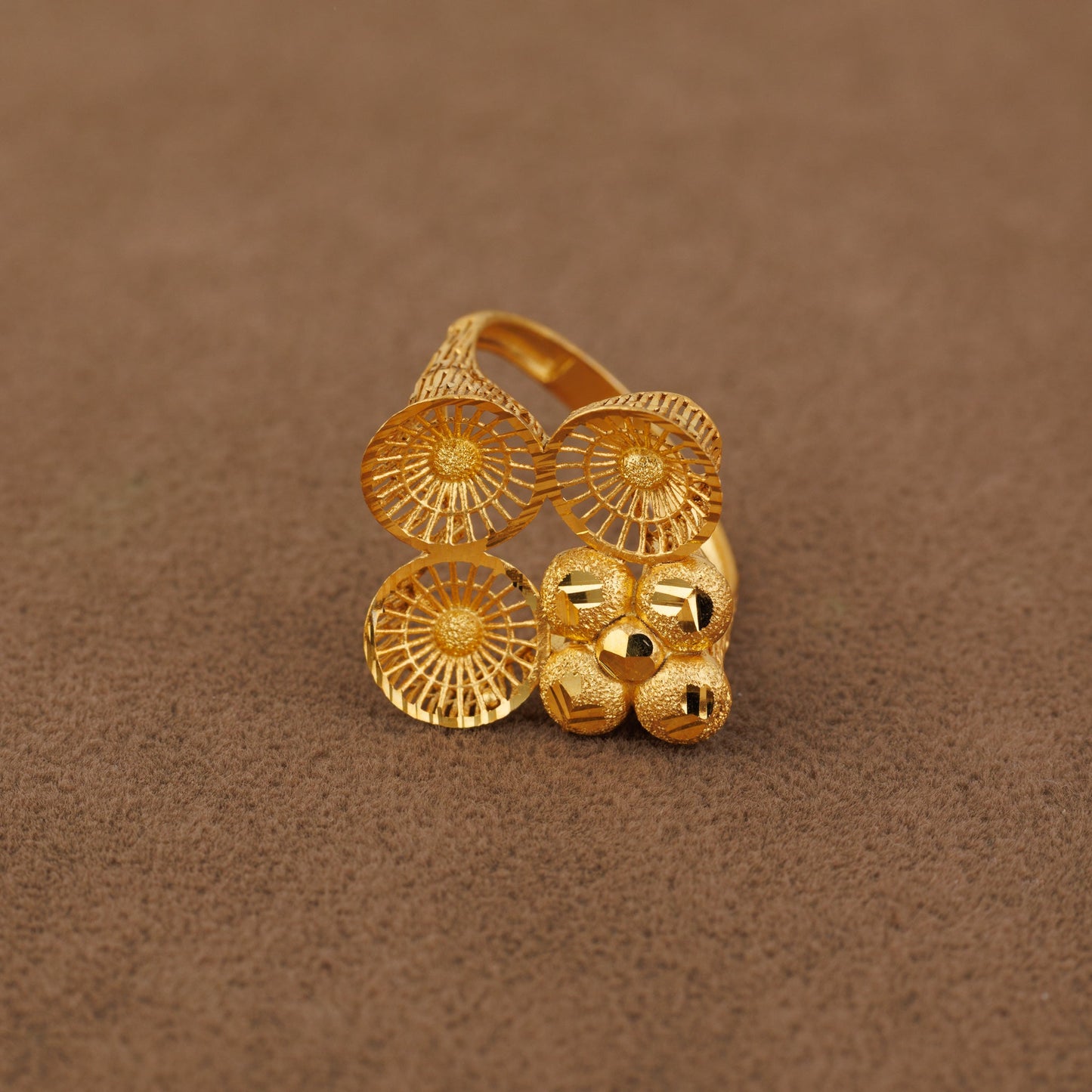 3D RP Rings (D206) - Silver 925 & Gold Plated