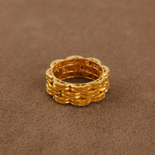 RP Band/Dabla (D49) - Silver 925 & Gold Plated