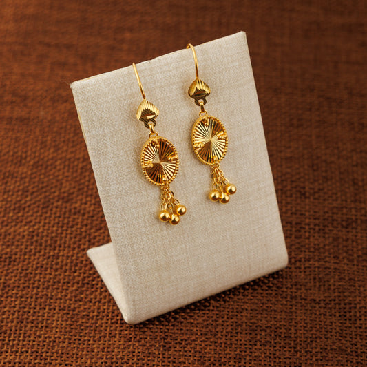 Oval Earrings (V2) - Silver 925 & Gold Plated