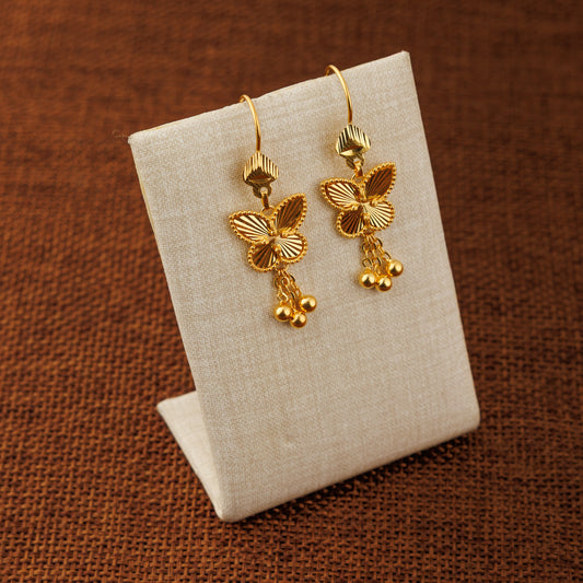 Butterfly Earrings (V2) - Silver 925 & Gold Plated