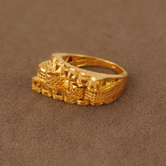 3D RP Rings (D299) - Silver 925 & Gold Plated