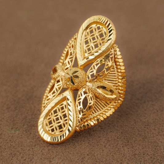 3D RP Rings (D291) - Silver 925 & Gold Plated