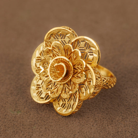 3D RP Rings (D287) - Silver 925 & Gold Plated