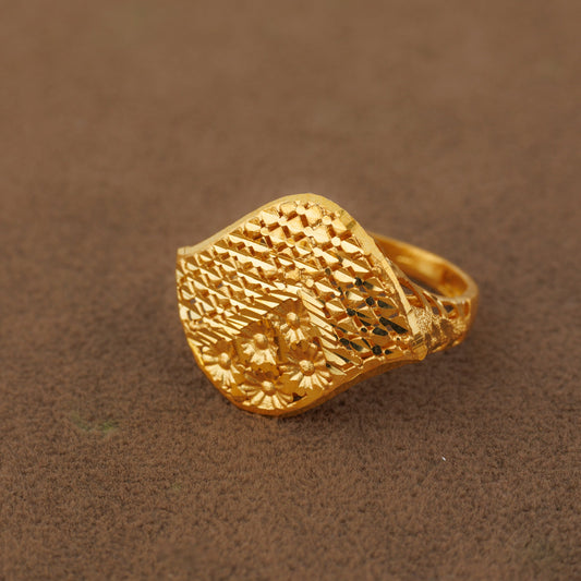 3D RP Rings (D307) - Silver 925 & Gold Plated