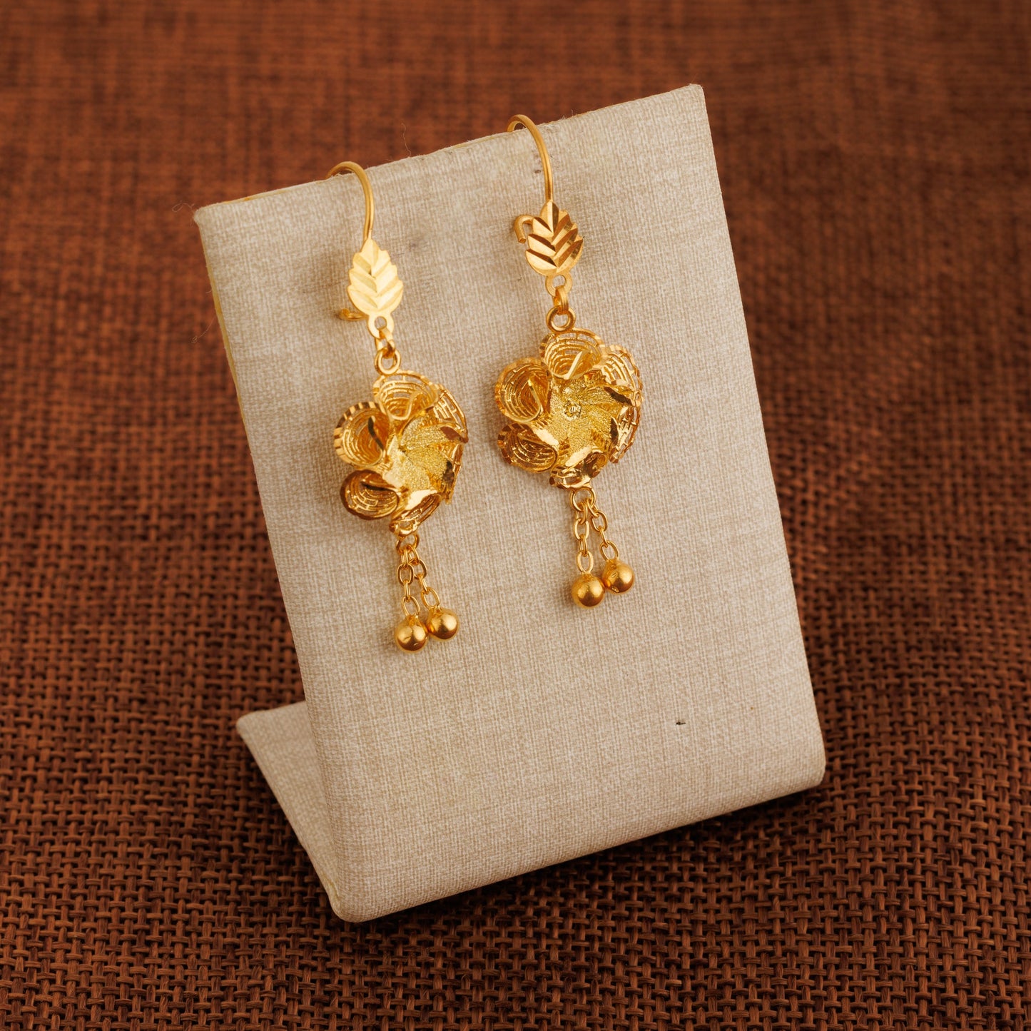 Casting Earrings (D50) - Silver 925 & Gold Plated