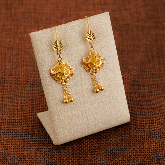 Casting Earrings (D71) - Silver 925 & Gold Plated