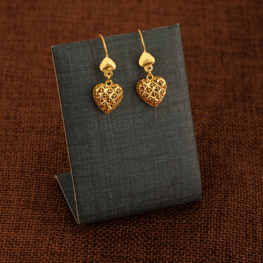 Kid's Casting Earrings (D33) - Silver 925 & Gold Plated