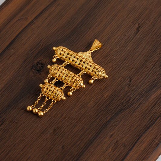 3 Step Pendants (D9) - Silver 925 & Gold Plated