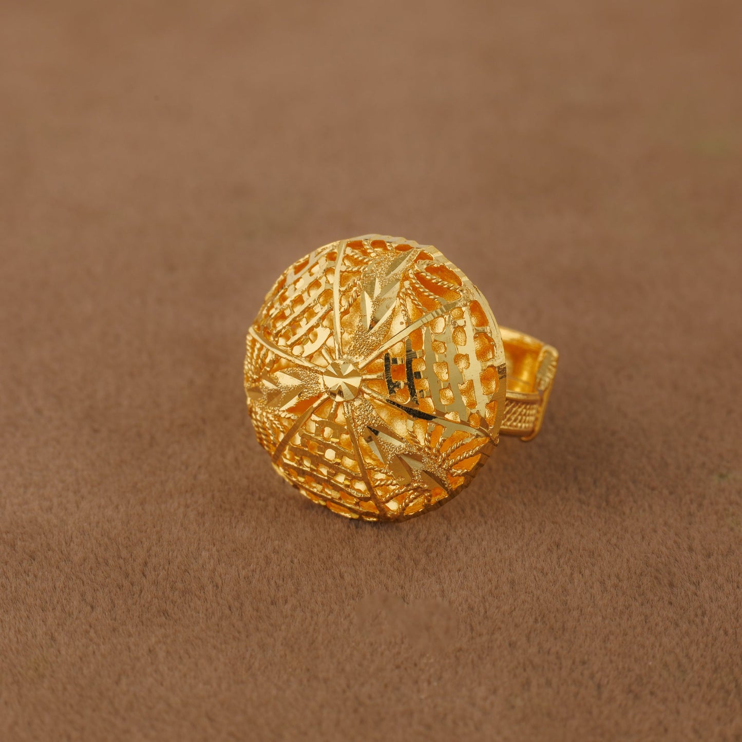 Traditional Ring (D95) - Silver 925 & Gold Plated