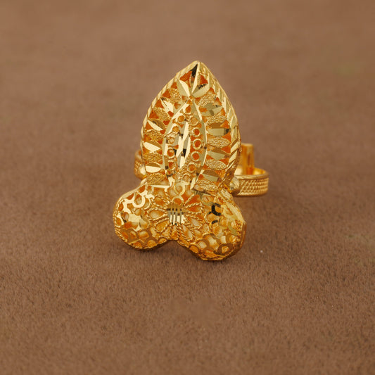 Traditional Ring (D71) - Silver 925 & Gold Plated