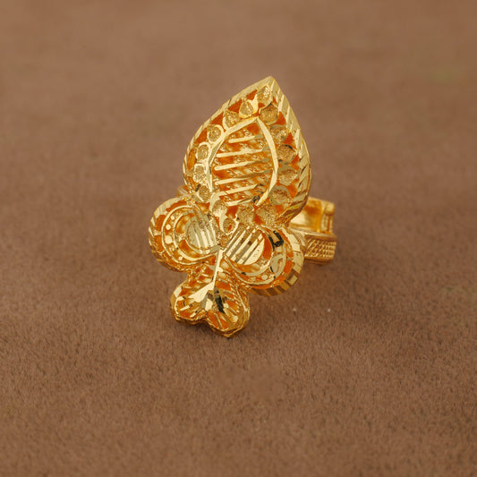 Traditional Ring (D66) - Silver 925 & Gold Plated