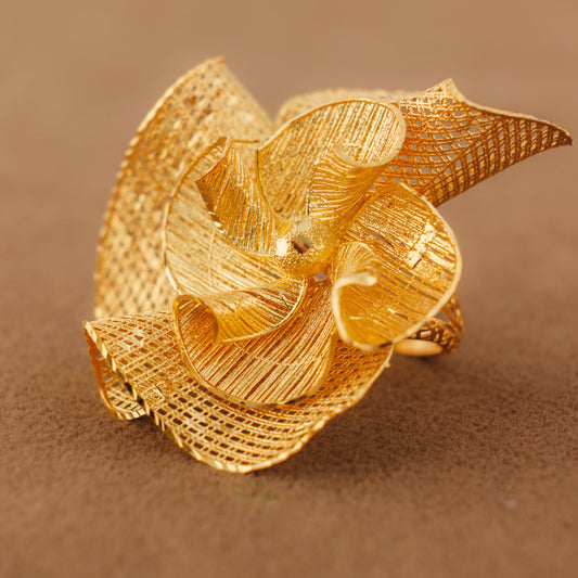 3D RP Rings (D357) - Silver 925 & Gold Plated
