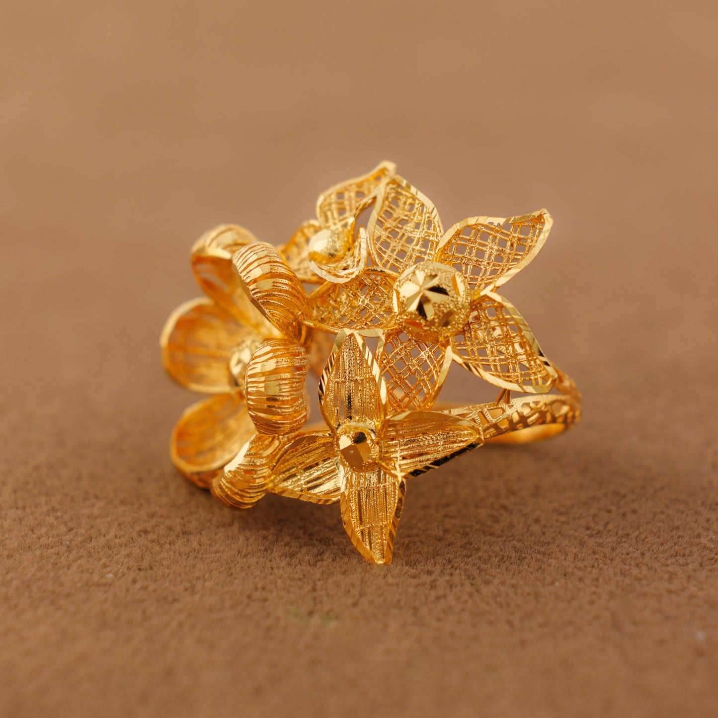 3D RP Rings (D343) - Silver 925 & Gold Plated
