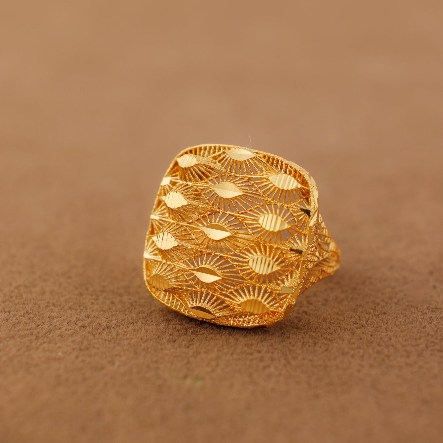 3D RP Rings (D354) - Silver 925 & Gold Plated