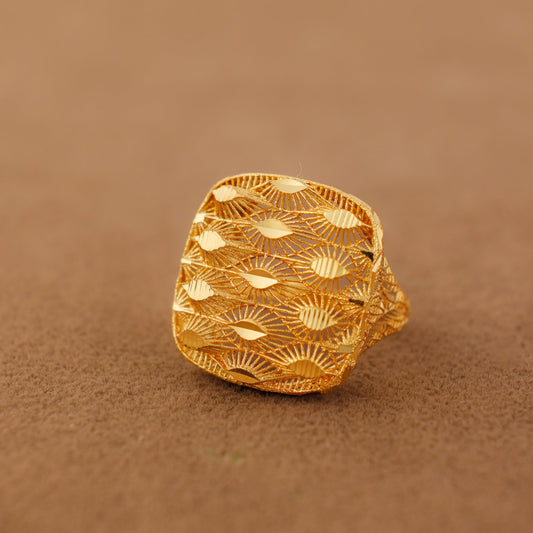 3D RP Rings (D354) - Silver 925 & Gold Plated