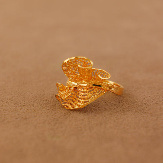 3D RP Rings (D361) - Silver 925 & Gold Plated