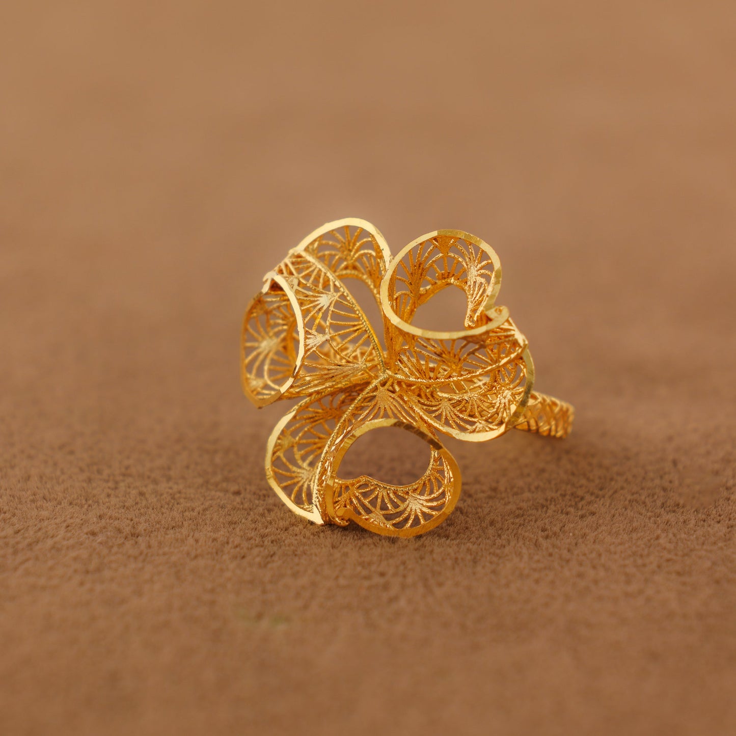 3D RP Rings (D348) - Silver 925 & Gold Plated