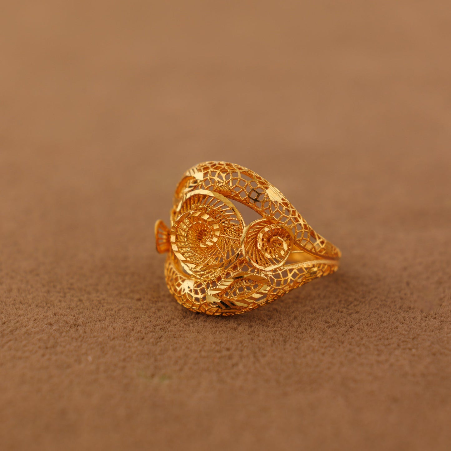 3D RP Rings (D341) - Silver 925 & Gold Plated