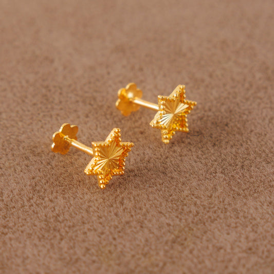Star Shape Tops (D1) - Silver 925 & Gold Plated