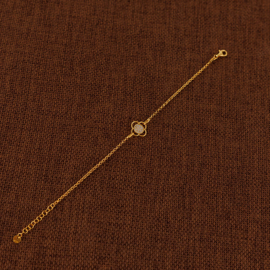 Turkish Bracelet (D33) - Silver 925 & Gold Plated