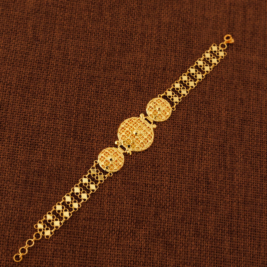 Traditional Bracelet (D9) - Silver 925 & Gold Plated