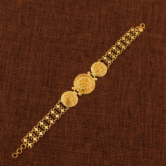Traditional Bracelet (D11) - Silver 925 & Gold Plated