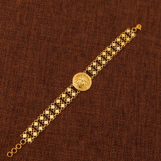 Traditional Bracelet (D20) - Silver 925 & Gold Plated