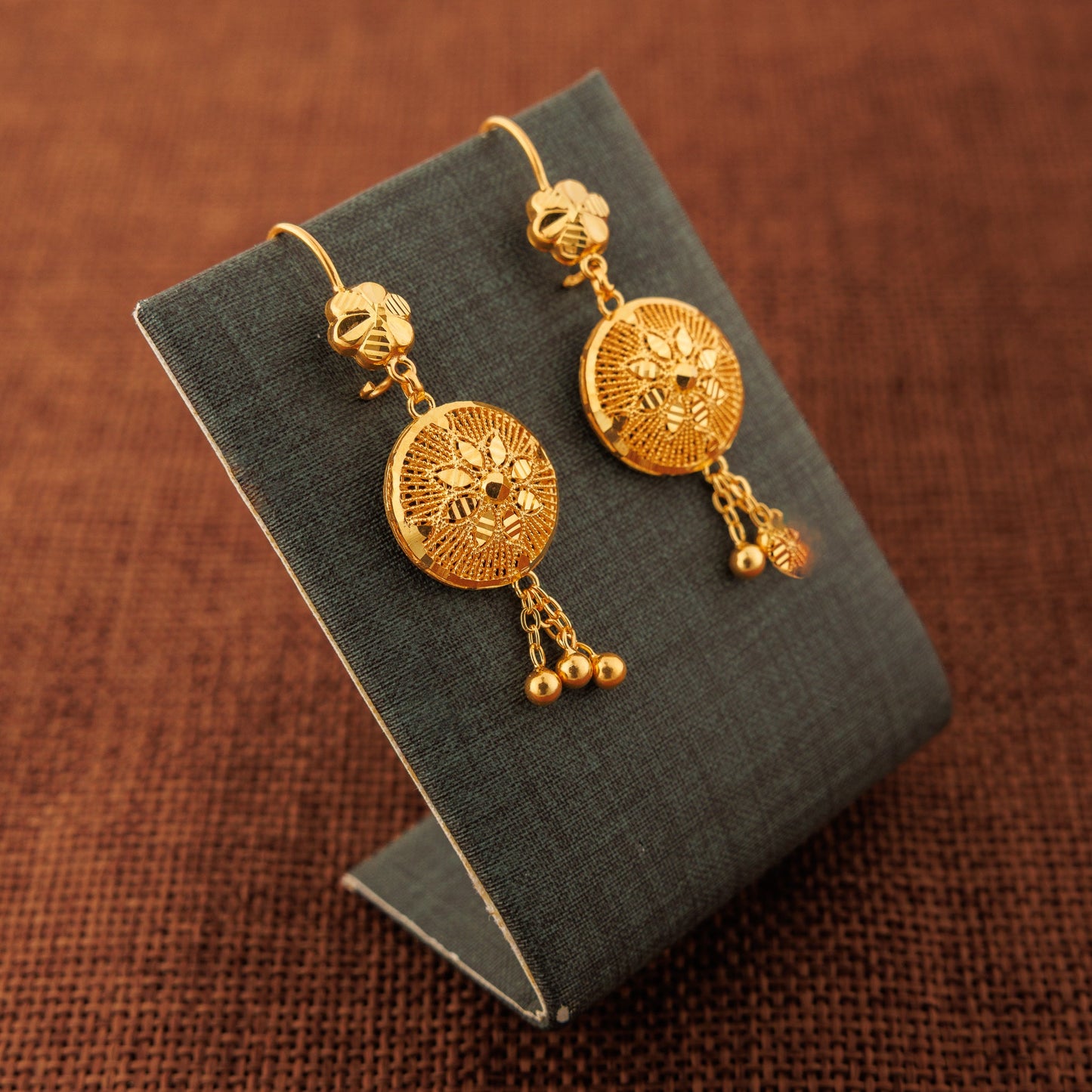 RP Earrings (D10) - Silver 925 & Gold Plated