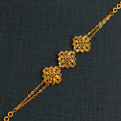 RP 3 Piece Bracelet / Chain (D6) - Silver 925 & Gold Plated