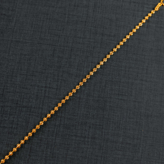Beads Balls Bracelet (D2) - Silver 925 & Gold Plated