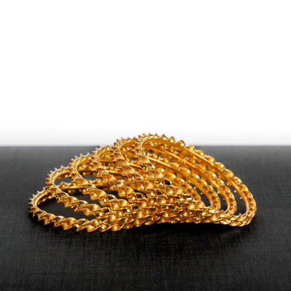 Kid's Bangles (D5-K) - Silver 925 & Gold Plated