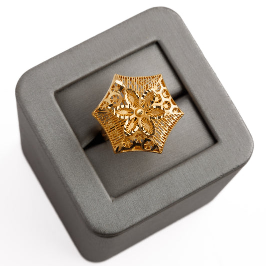 3D RP Rings (D34) - Silver 925 & Gold Plated