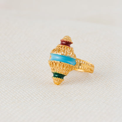 3D RP Rings (D3) Mina - Silver 925 & Gold Plated