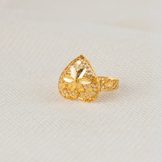 Heart Rings (D1) - Silver 925 & Gold Plated