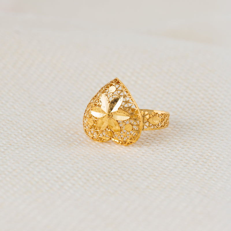 Heart Rings (D1) - Silver 925 & Gold Plated