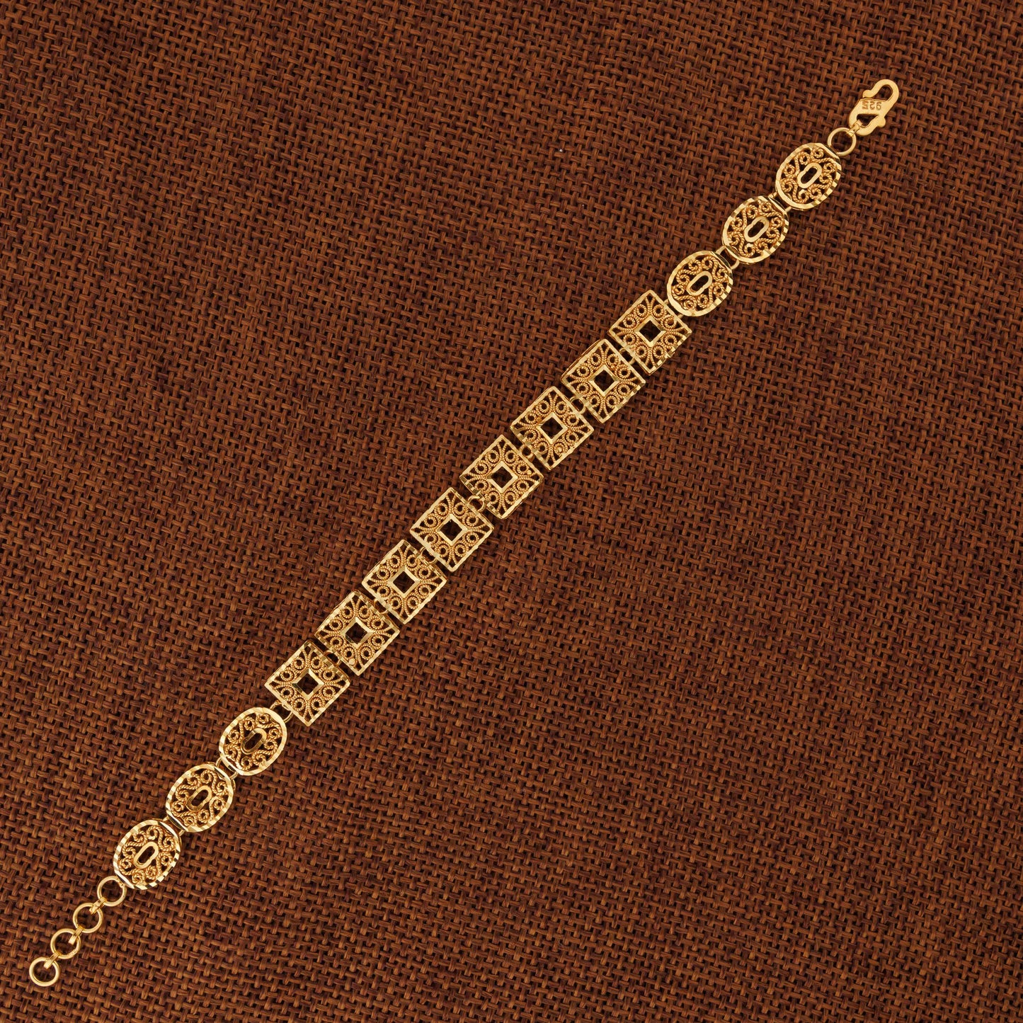 سوار كاستنج (D61) - فضة ٩٢٥ ومطلي ذهب