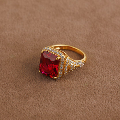 Fancy Ring (D2) - Silver 925 & Gold Plated