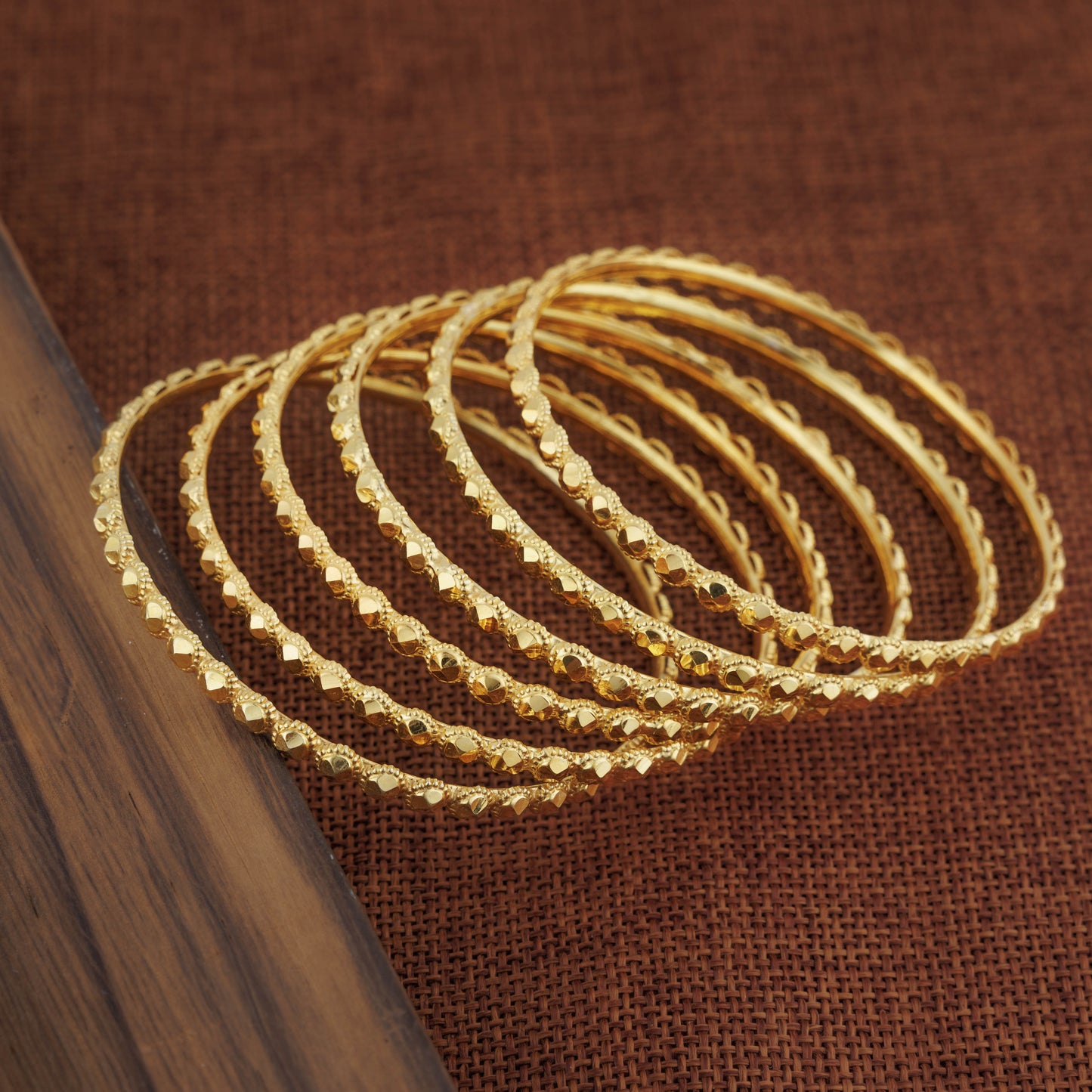 Adult's Bangles (D47-M) - Silver 925 & Gold Plated