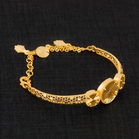 RP Half Bracelet (D8) - Silver 925 & Gold Plated