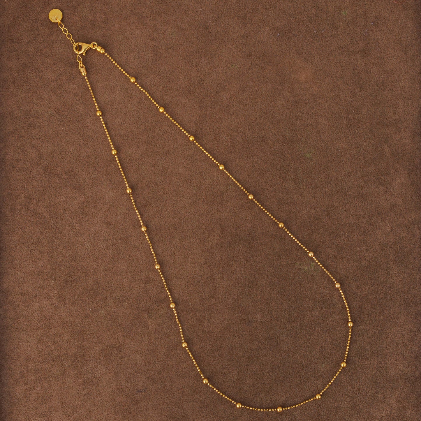 Link with Ball Chain (V4) - Silver 925 & Gold Plated