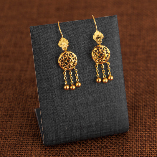 Kid's Casting Earrings (D26) - Silver 925 & Gold Plated