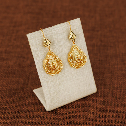 Casting Earrings (D38) - Silver 925 & Gold Plated