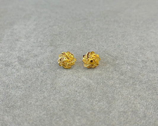 Flower Tops (AD20) - 925 Silver & 24K Gold Plated