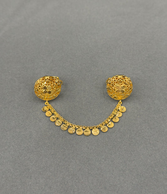 Twin Ring Chain (D25) - Silver 925 & Gold Plated