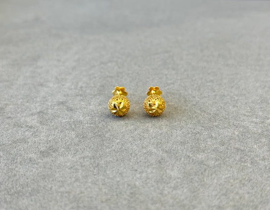 Flower Tops (AD27) - 925 Silver & 24K Gold Plated