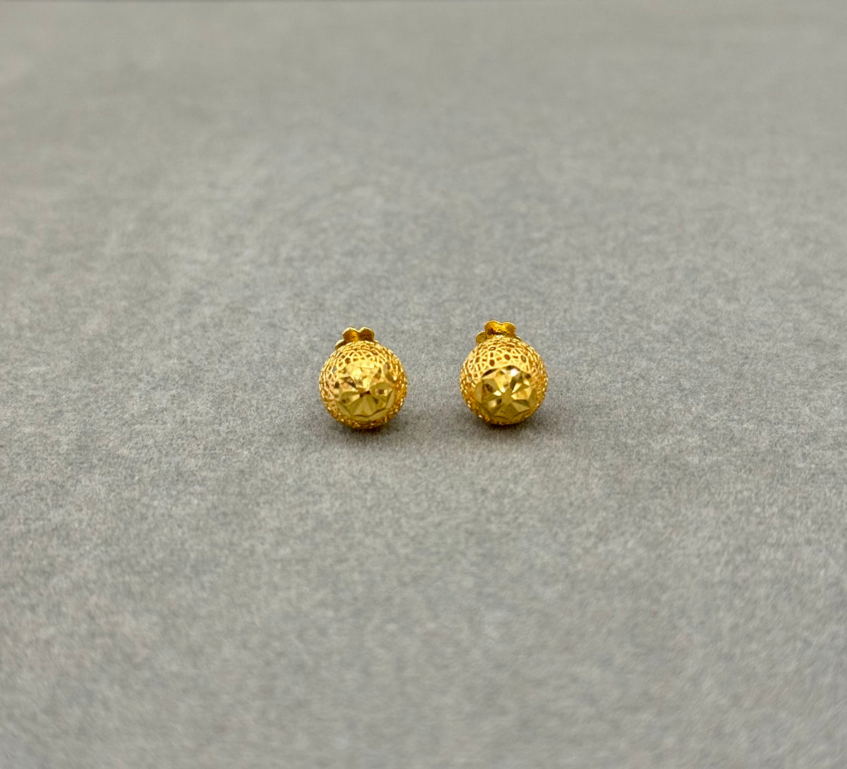 Flower Tops (AD4) - 925 Silver & 24K Gold Plated
