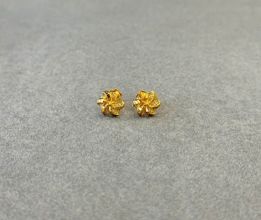 Flower Tops (AD13) - 925 Silver & 24K Gold Plated