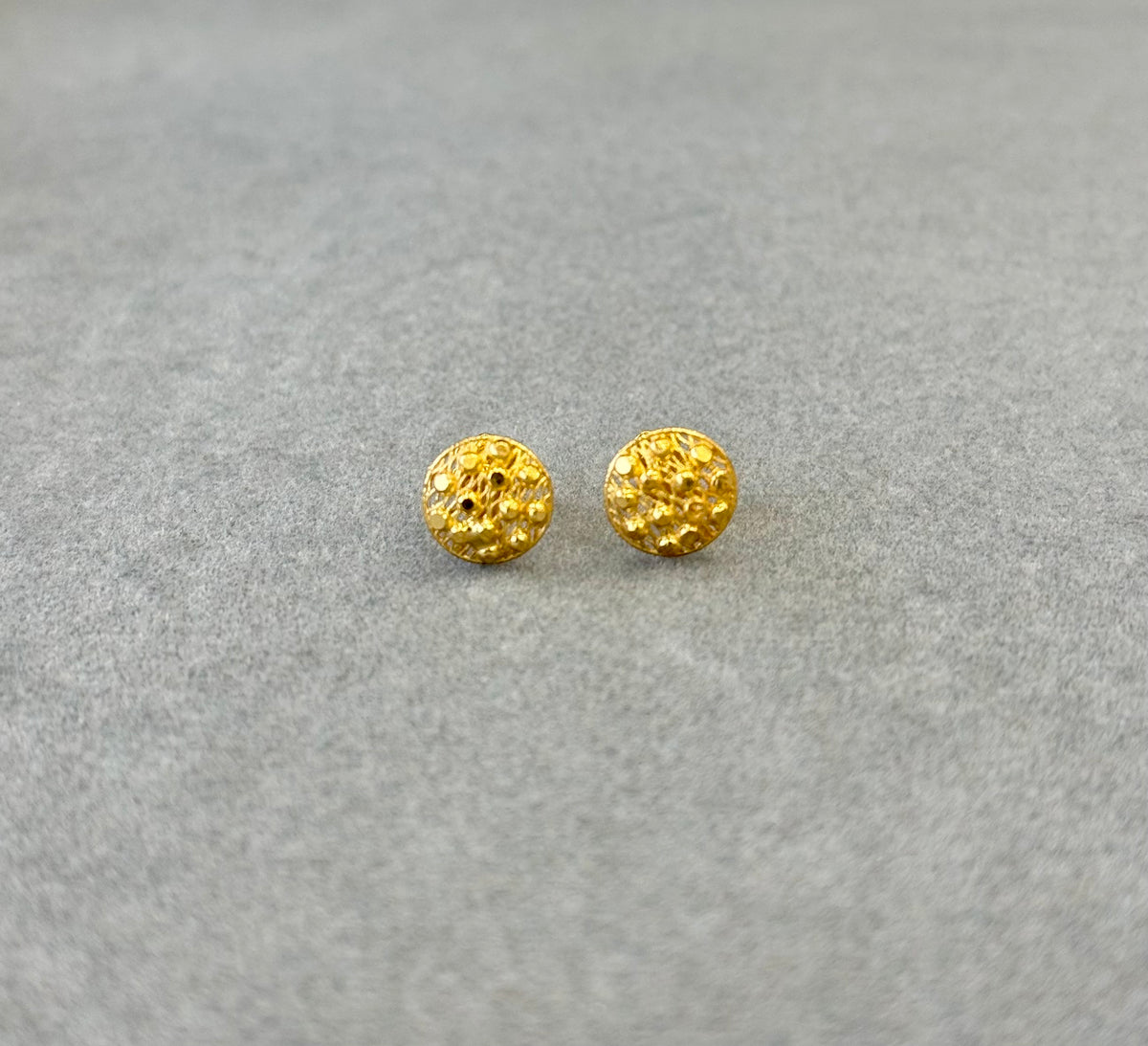 Flower Tops (AD8) - 925 Silver & 24K Gold Plated