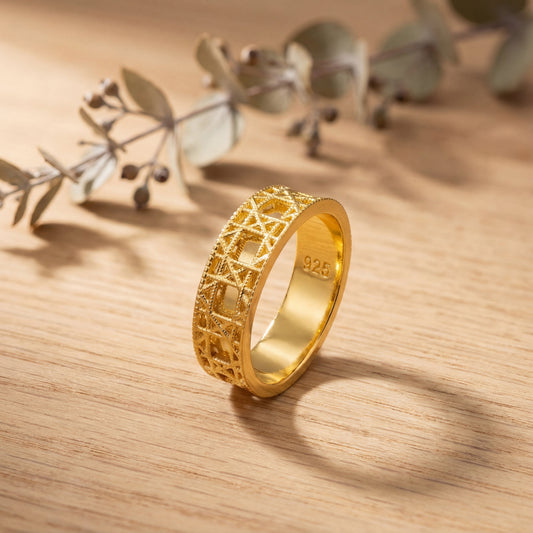Traditional Haisa (D40)- Silver 925 & Gold Plated